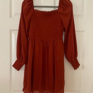 NWT Inspired Hearts long sleeve dress M